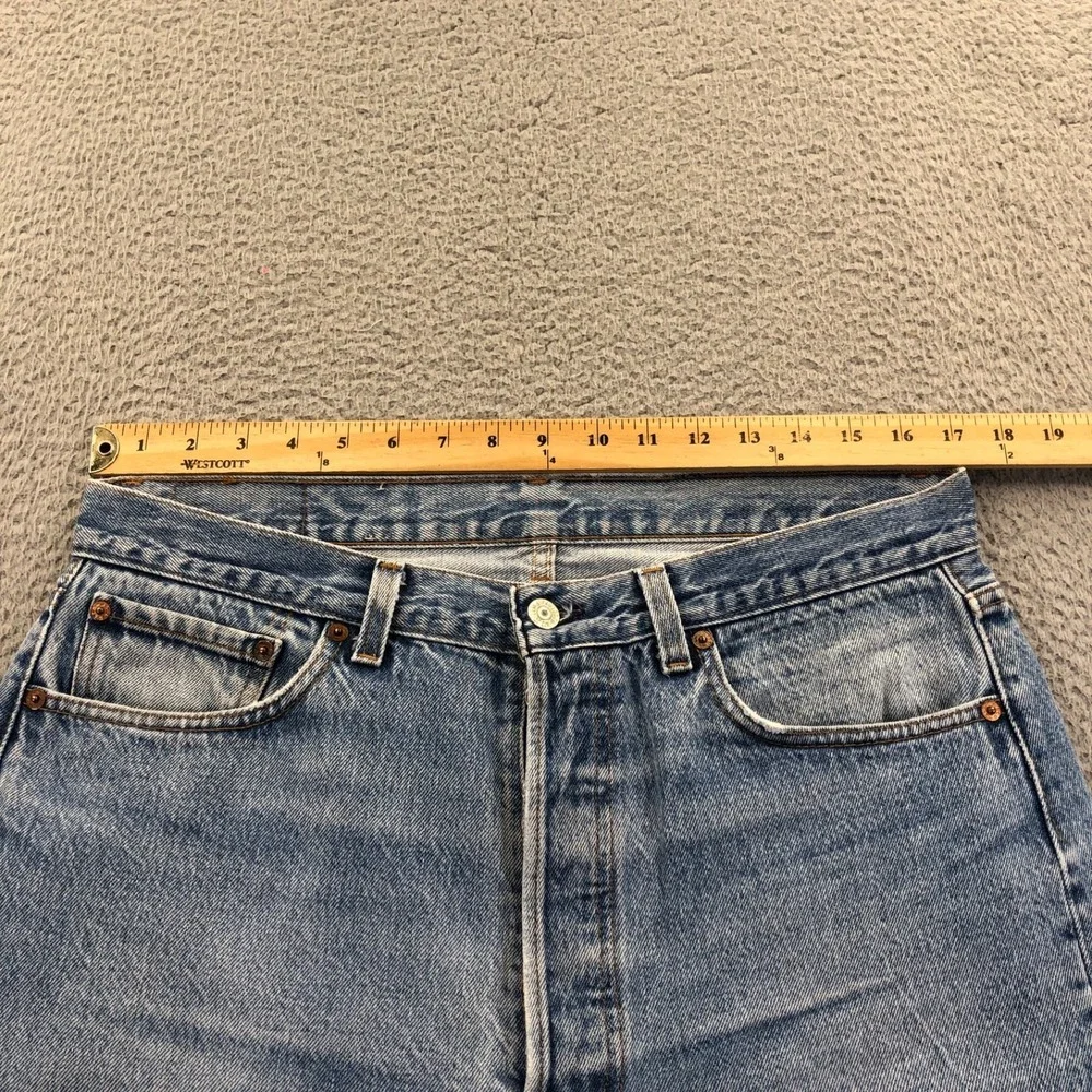 Vintage Levis Jeans Mens 36x31 (Fits 34x29) Blue 501 XX Faded Made In USA 80s
